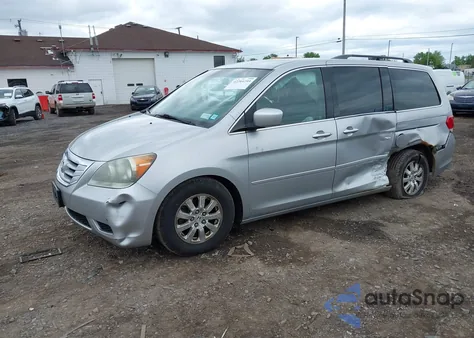 2010 Honda Odyssey Ex z USA, uszkodzony, nr VIN 5FNRL3H44AB101312